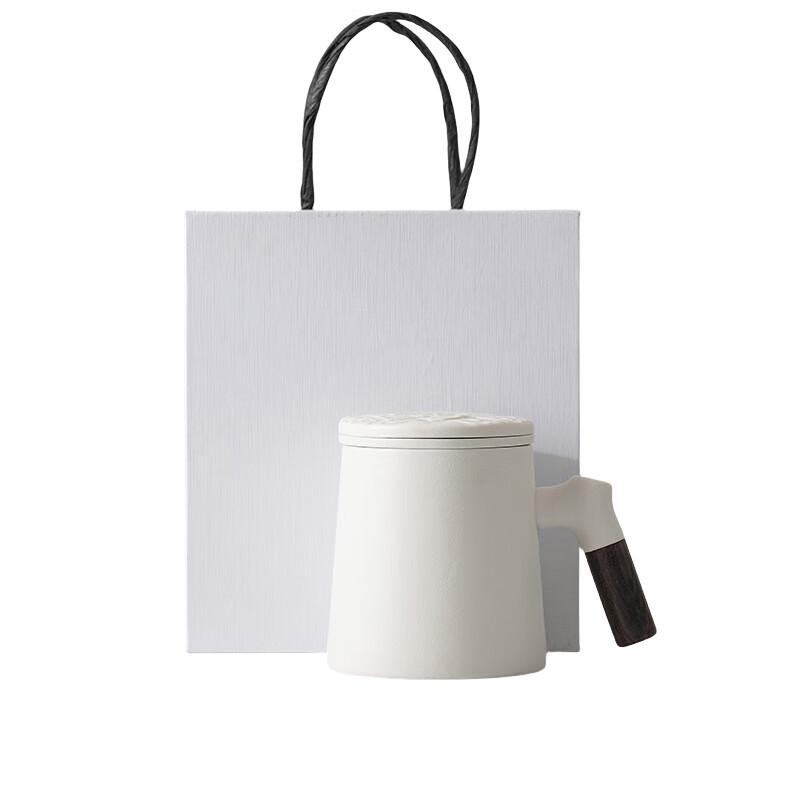 Yunyan Ceramic Tea Cup with Wooden Handle