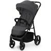 Poussette Canne Jusqu'à 22 Kg Kinderkraft TRIG3, Pliage D'une Seule Main, Réglable En Position Allongée, Gris