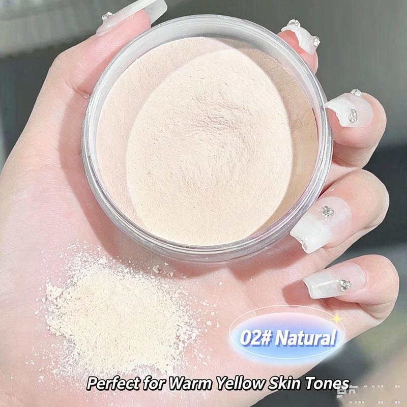 Light Air Loose Powder Transparent White Long lasting matte finish makeup Oil Control Cover flour cosmetics Korea