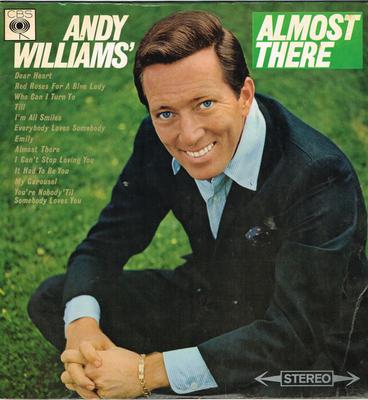 LP Record ANDY WILLIAMS - Almost There SBPG62533 CBS 1965 UK Jazz Used