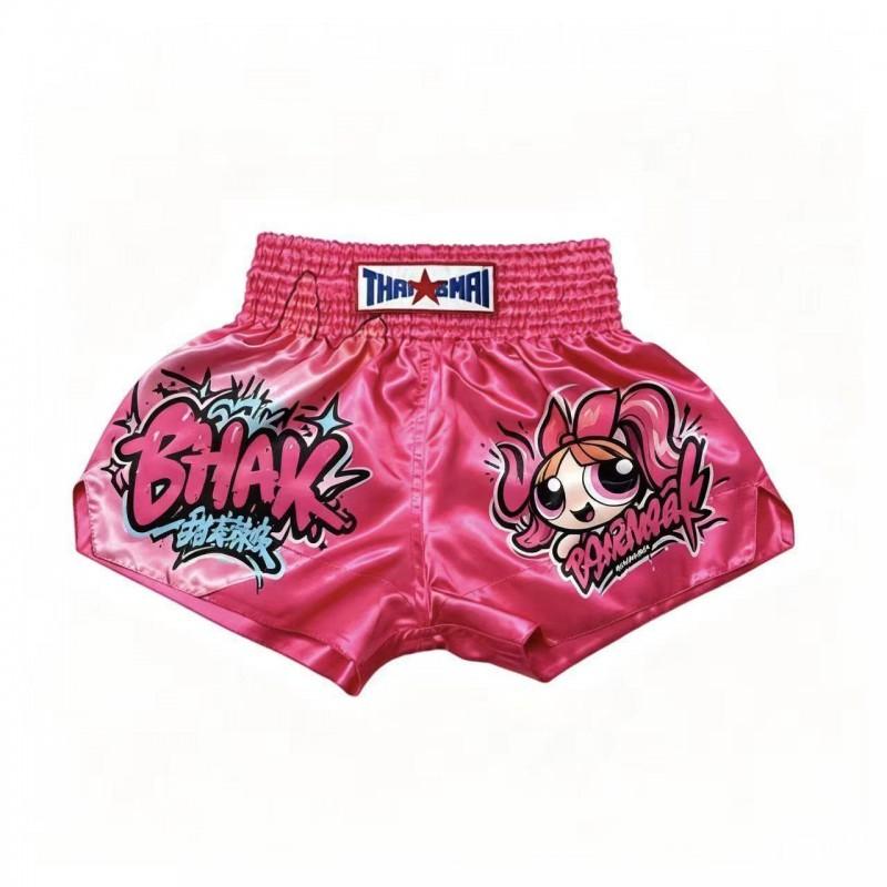 Martial Arts Shorts Men Women Kids Thai Boxing Muay Training Fight Gear Gym Workout Sport Pants