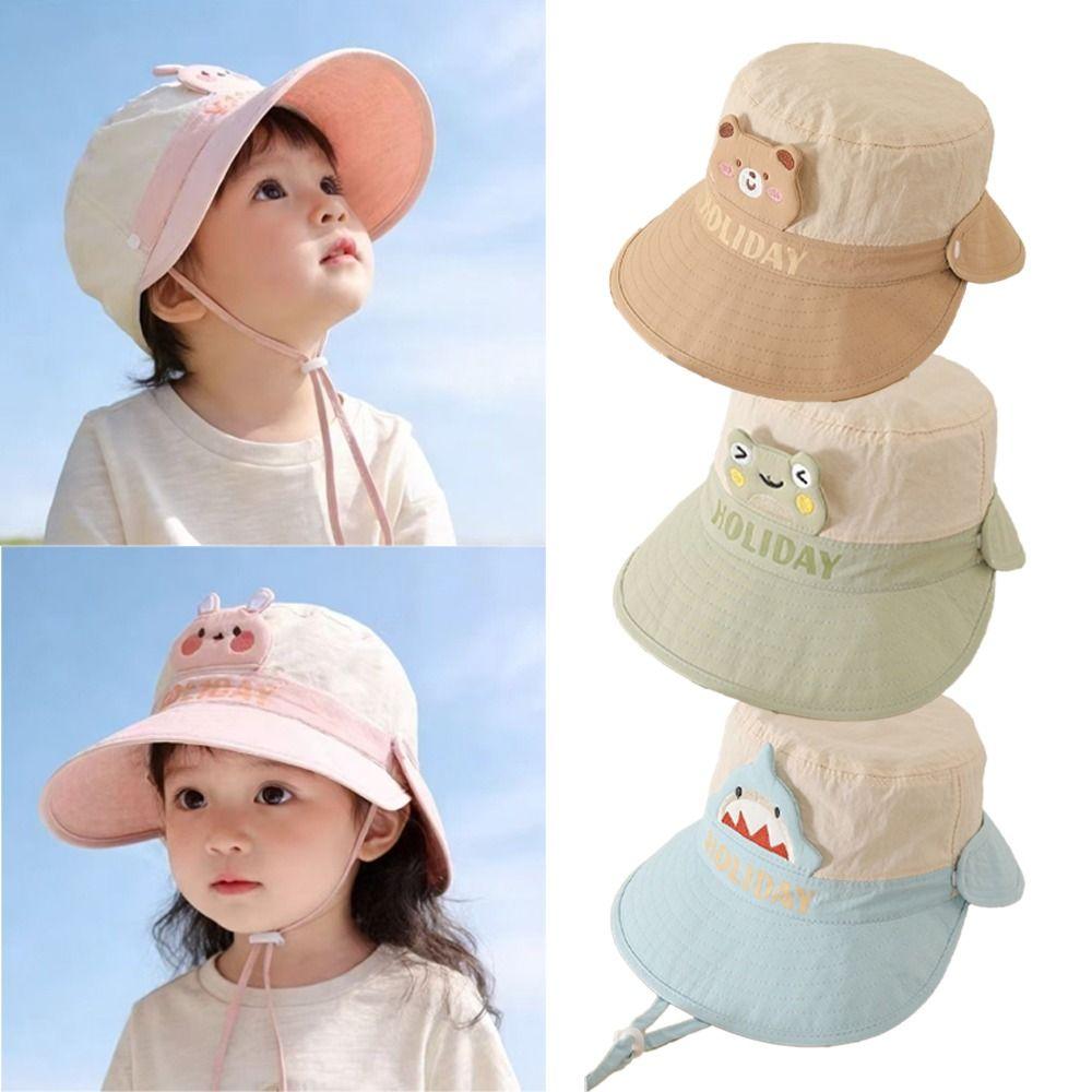 Breathable Sun Shade Hats Cute Style Panama Cap New Kids Fisherman Hat Outdoor Use