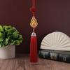 Chinese Style Gourd Car Hanging Decoration Rotatable Fu Character Gourd Tassels Car Rearview Mirror Charm Feng Shui Ornament Pendant Accessories