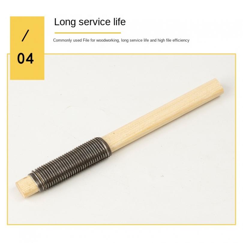 Coarse Tooth Hand File, Rough Trimming Tool for Woodworking Carving and Surface Finishing