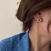 1 Pair Knot Earrings for Women, Hypoallergenic Small Stud Earrings, Woven Ball Knotted Statement Jewelry
