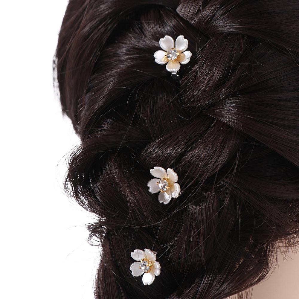 10pcs Hair Braiding Dreadlocks Beads Dread Locks Hair Braid Rings Clips Flower Decor Hair Ring Men