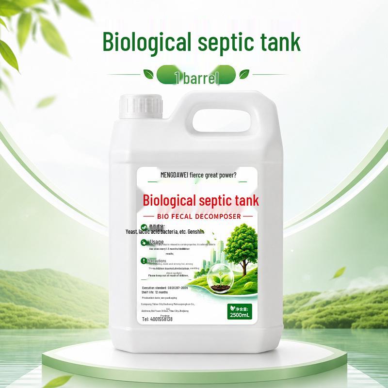 Septic Tank Decomposer & Deodorizer: Dry Toilet and Pipe Cleaner