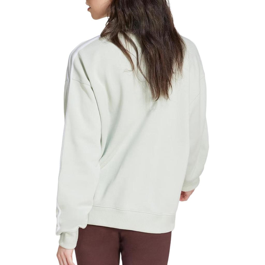 Adidas Striped Long Sleeve Crew Neck Sweatshirt Women tops IY4210