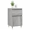 VidaXL Buffets 2 pcs sonoma gris 40x35x70 cm bois d'ingénierie 831145