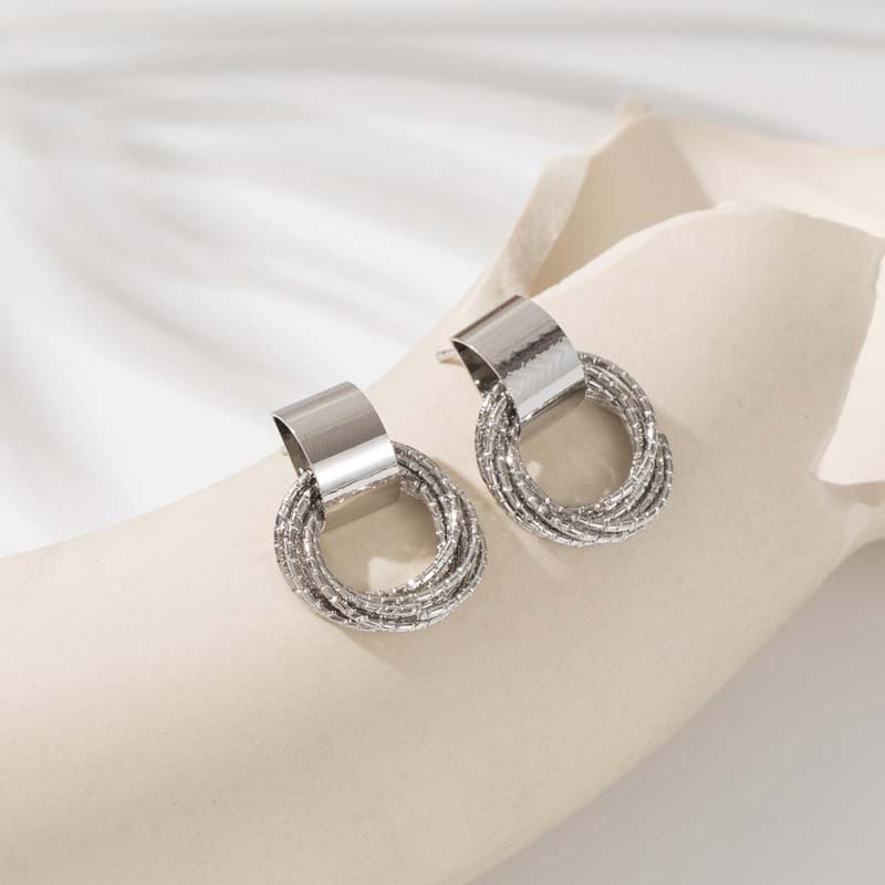 

Модные серьги-кольца геометрической U-образной формы золотого цвета для женщин и мужчин, панк, хип-хоп, металлические серьги с круглым кругом, вечеринка, циркон 2025