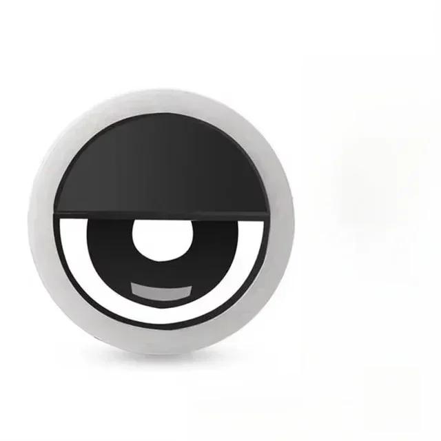 

Phone Fill Light Portable Mobile Phone Lens Ring Clip Fill Light Strip With Charging Cable USB Charge For All Smartphone чорний