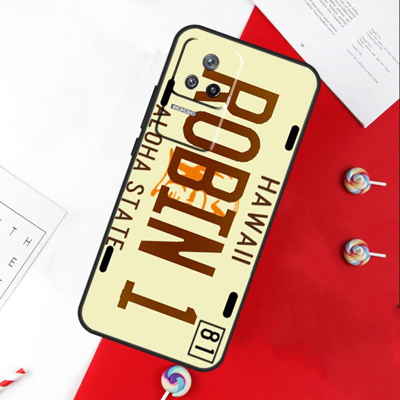 License Plate Number Cover For Xiaomi 13T 11T 12T 14T Pro 13 14 15 Ultra POCO X7 Pro X3 X5 X6 F5 F6 M6 Pro Case