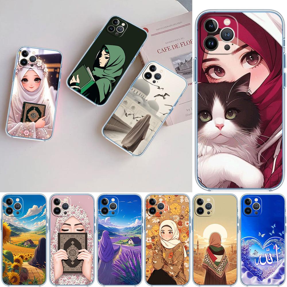 PP40 Islamic Muslim Girls Hijab Phone Case for Motorola Moto Edge 20 30 40 50 S30 Fusion Ultra Pro Neo Lite + G200 G23
