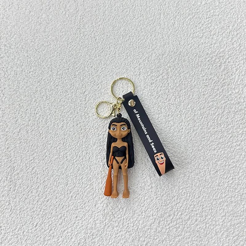 Italian New Brainrot Cartoon Keyring Tung Tung Tung Sahur Car Keychain Funny Meme Anime Cute Key Ring Creative Pvc Pendant Toy