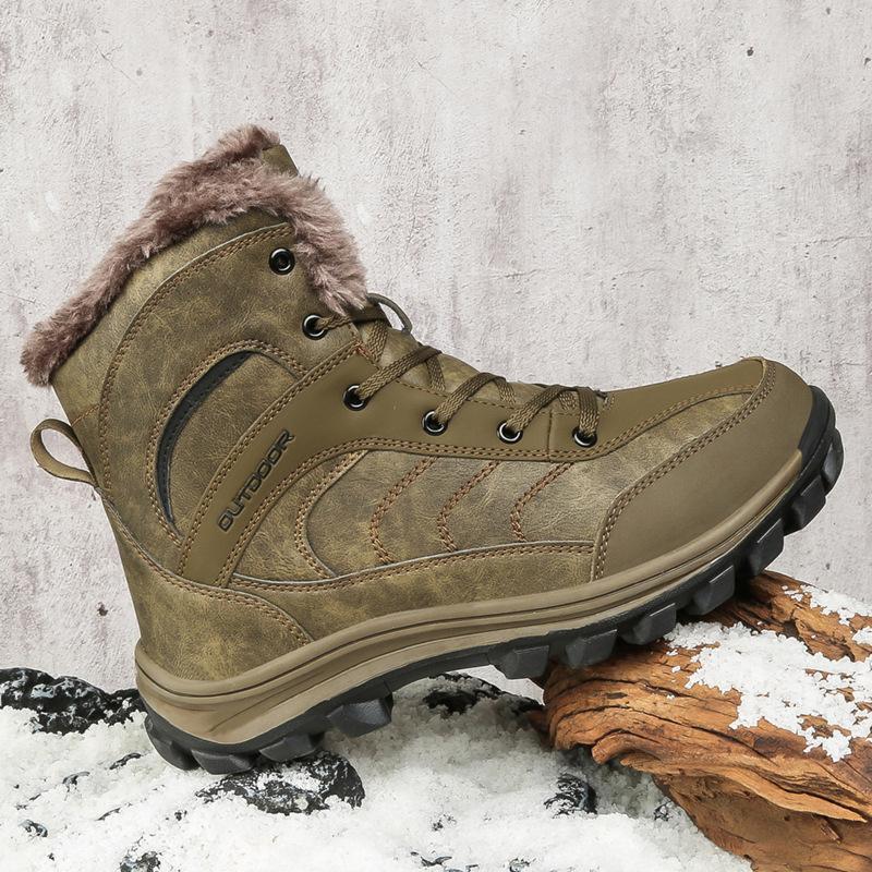 Snow boots autumn and winter new leisure sports men's outdoor cotton shoes fashion outdoor hiking shoes cotton shoes men's shoes