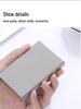 Portable RFID Blocking Stainless Steel Card Holder - Unisex, Minimalist Design