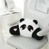 Cute Panda Plush Cushion With Embroidered Animal Design For Living Room Comfort