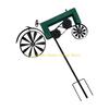 92MF Farmhouses Iron Tractor Windmill Spinner With Rotating For Patios Landscape