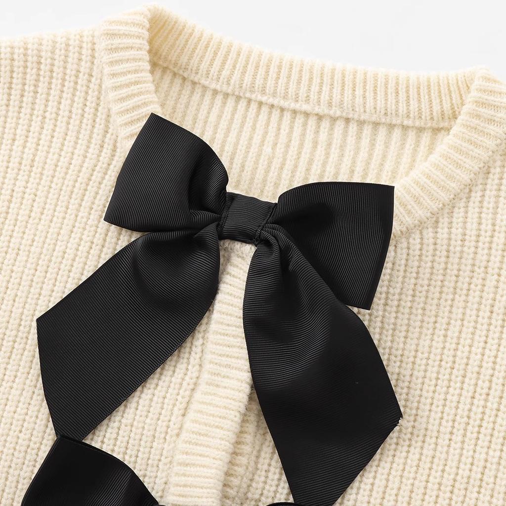 Autumn Fashion Slim Round Neck Long Sleeve Knitted Cardigan