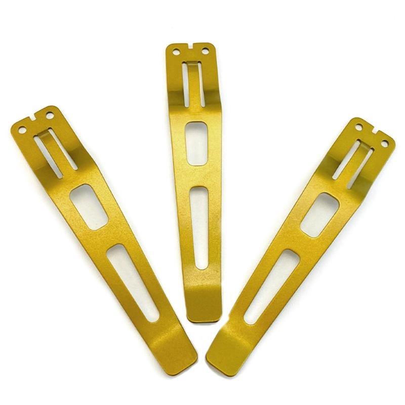Metal Alloys Flashlights Clamps Light Weight Pocket Clip With Wrench for EDC3 EDC29 EDC25 EDC23 Easy To Install