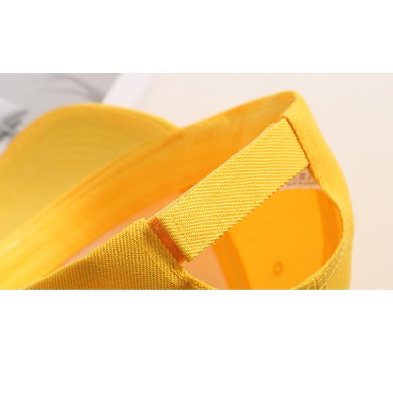 Children's solid-color, plain-brimmed sun hat, outdoor sun protection baseball cap, duckbill cap
