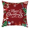 Christmas Elk Pillow Cover Home Gift Cushion Cover Fabric Sofa Pillow Cover