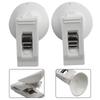 2X Car Suction Cup Clips Holder Sunshade Curtain Towel Ticket Card Retainer Hook