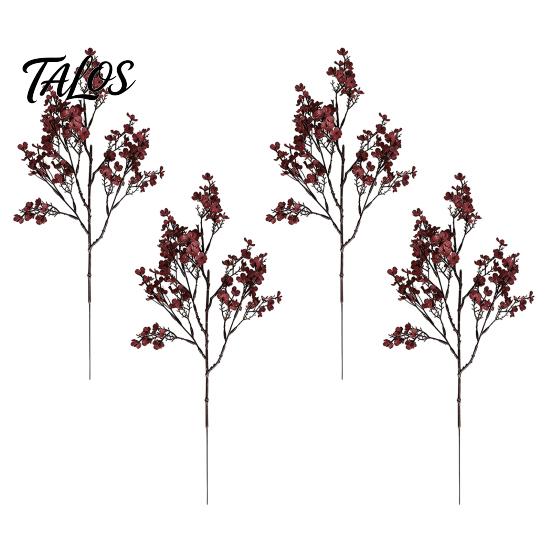 Indoor Faux Flowers for Living Room Realistic Artificial Autumn Home Decoration, Silk Floral Elegant Sprays Dining Branches Halloween Table
