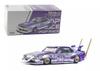 POP RACE 1/64 Nissan Skyline Kaido Racer C210 Purple/Silver KAIDO RACER (BOSOZOKU STYLE)