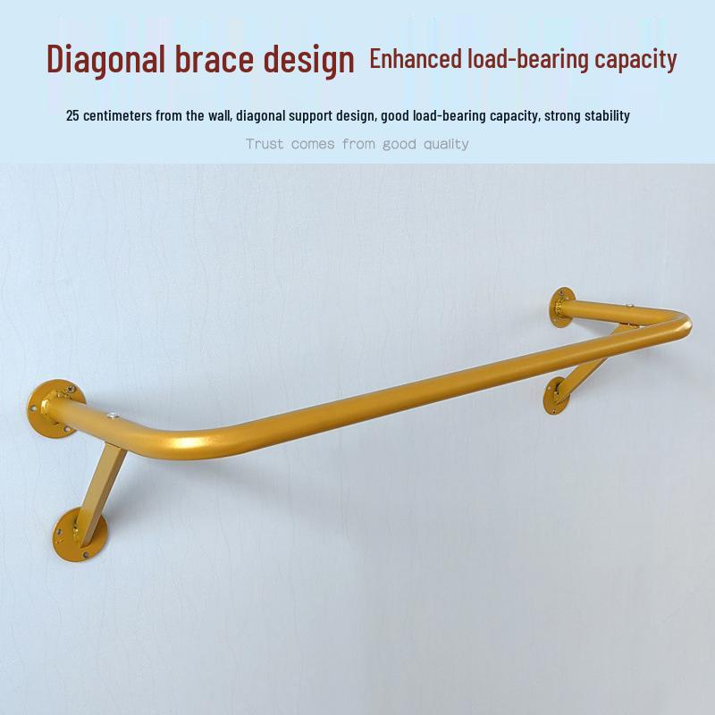 Wall-Mounted Clothing Display Rack for Women's & Children's Wear Stores