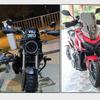 RACEAST Motorcycle Knuckle Guards, Universal Windproof, Coldproof, Stone Guard, Handguards for 7/8" 22mm Handlebars, Carbon Fiber Look, Off-Road, Appl