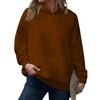 Fashionable Women's Hooded Sweatshirt Casual Pocket Top Loose Pullover