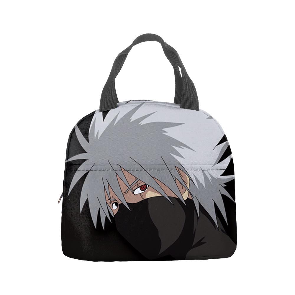 Naruto Lunch Bag, Student With Rice Insulation Bag, Large Capacity Portable Lunch Insulation Bag, Bento Bag, Outdoor Bag.