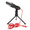 Computer Wired Microphone Condenser Microphone with Desktop Tripod for Online MeetingBlack