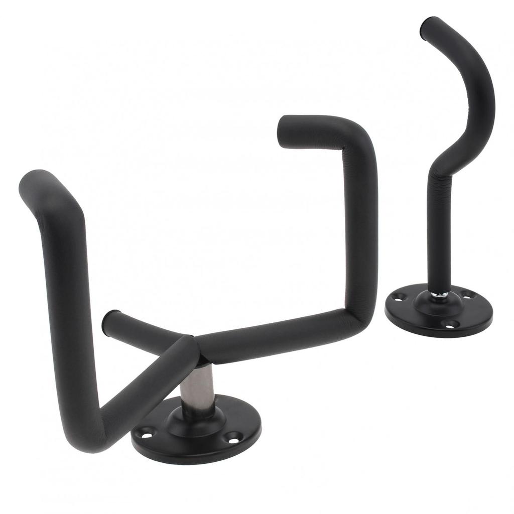 Horizontal Wall Mount Durable Electric Guitar Ukulele Holder Bracket with Screw Set, Split Type Hanger