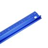 uxcell Metalllineal, 80cm Metrisches Lineal, Aluminiumlegierung, Rutschfestes Schutzlineal, Gerades Schneidelineal, Messinstrument mit Aufhängeloch, Blau