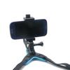 Motorcycle Helmet Chin Mount Holder Detachable Bracket Protective Stand with Fixing Strap for Sports Camera Mobile Phone