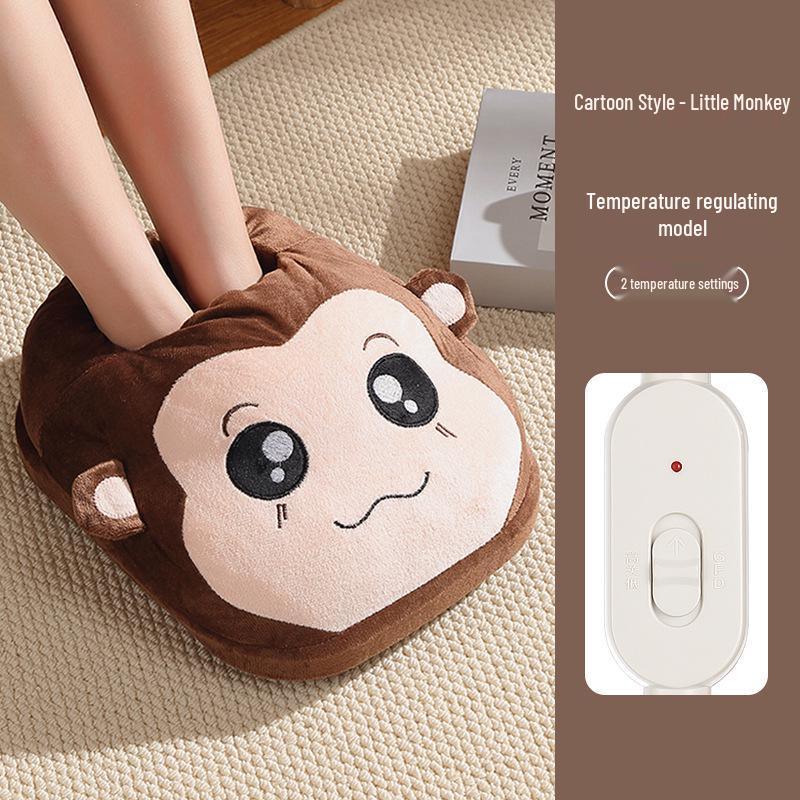 

Electric Heated Foot Warmer Slippers for Winter and Home Use