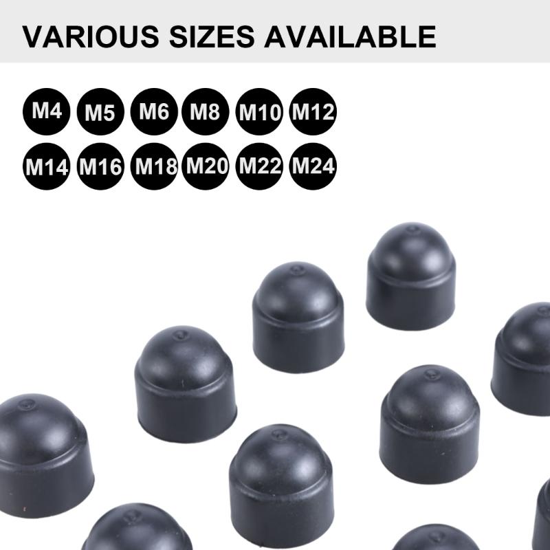 Upgrades Hexagonal Bolt Caps Cover Plastic Screw Head Protectors Set Portable Hexagon Head Protections Set for Bolts