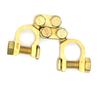 Brass Battery Terminals 6V, 12V, 24V - Set Off-Road