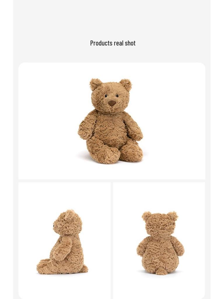 Jellycat Barcelona Bear Plush Toy - Soothing Teddy Bear Stuffed Animal Gift with Gift Box