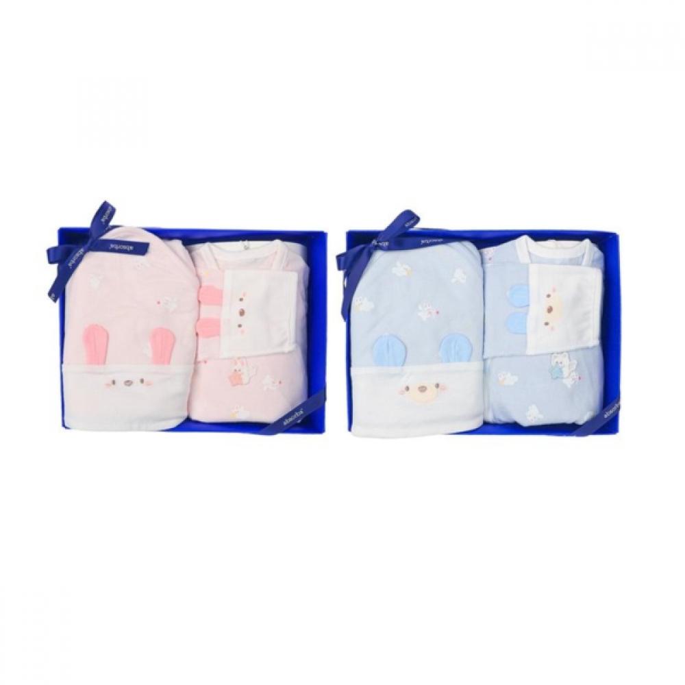 

Absorba Newborn Suit + Wrap 2types A1b10107 A1b10903 Blue/60(0-2M)