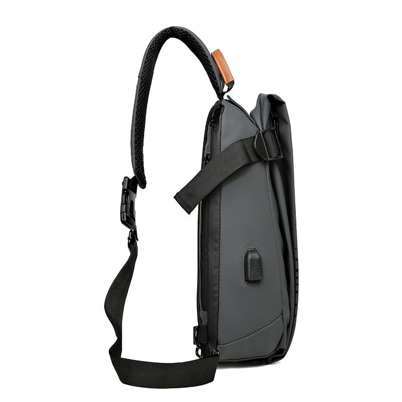 Men's Chest Bags Cloth Casual Crossbody Bag Sports Messenger Bag Travel Outdoor Waterproof Shoulder Bags Sling Bag Waist Bag