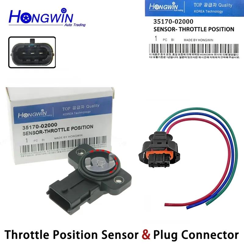 Drosselklappenpositionssensor (TPS) 35170-02000 für Kia Sportage Optima, Hyundai Tucson, Tiburon, Santa Fe, Sonata 35102-02910 3517002000