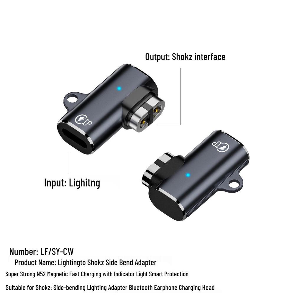 Magnetic Type-C Charging Cable for Shokz AS800/S803/S810 Bone Conduction Bluetooth Headphones
