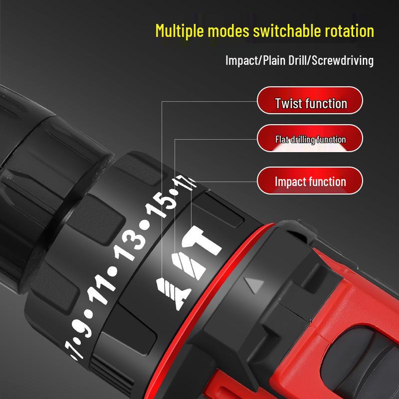 Compact Rechargeable Lithium Handheld Drill & Electric Screwdriver