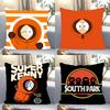 Animated Movie S-South Park Pillow Case Square Pillow Bedroom Sofa Leisure Comfort Cushion Car Living Room Home Decoration 40X40