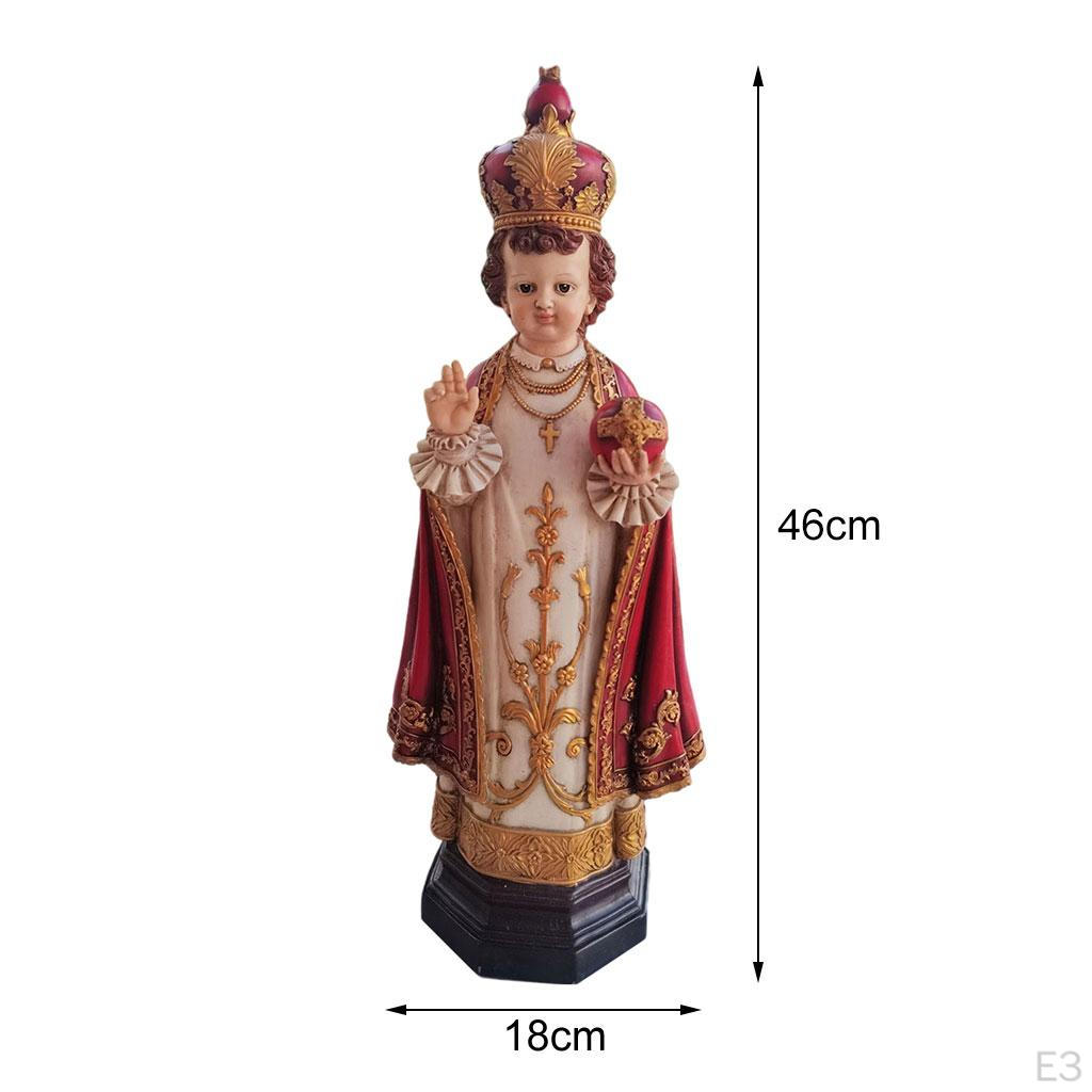 Catholic Virgin Mary Statue Sculpture 18 Inch Desktop Ornaments for Religious Gifts
