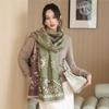 New cashew flower jacquard scarf women's autumn and winter fashion imitation cashmere shawl thickened warm scarf