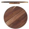 TURNING BOARD 35 Cm WOODEN PIZZA PLATE CHEESE SERVING PLATE
